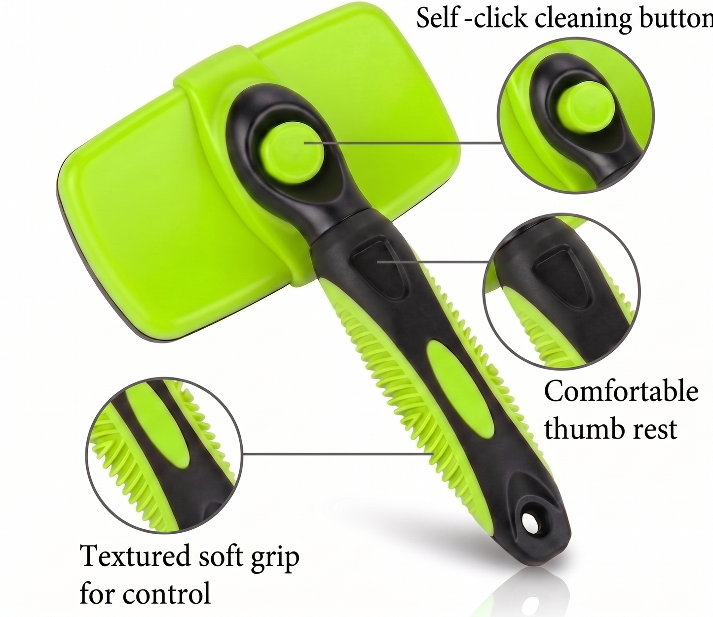 Zenwoof Self-Cleaning Brush — Easy Grooming for Dogs & Cats